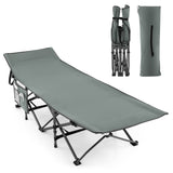 Tangkula Foldable Camping Cot, Portable Sleeping Cot with Carrying Bag