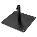 Tangkula 36LBS Square Umbrella Base, Heavy Duty Patio Umbrella Base Stand with 3 Adapters