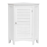 Tangkula Corner Bathroom Cabinet with Single Shutter Door
