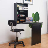 Tangkula Wall Mounted Desk, Floating Desk for Home Office