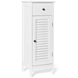 Tangkula Bathroom Floor Storage Cabinet