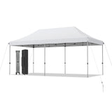 10' x 20' Pop Up Canopy Tent, Easy Set-up Outdoor Tent Commercial Instant Shelter