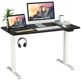 Electric Dual Motor Standing Desk, 48 x 24/48 x 30 Inch Height Adjustable Sit Stand Computer Workstation