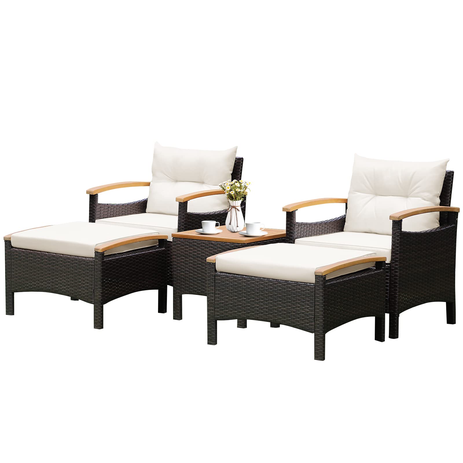 5 Piece Patio Furniture Set - Tangkula