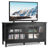 Tangkula TV Stand Cabinet, Modern Wood Large Wide Entertainment Center for TV up to 50"