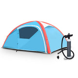 Tangkula Inflatable Tent, Camping Tent for Family, Instant Set Up in Minutes