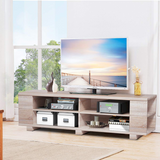  Wood TV Stand for TVs up to 65 Inch - Tangkula