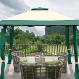 Tangkula 13 x13Ft Pop-Up Gazebo, Outdoor Canopy Shelter Tent w/ 2-Tier Roof