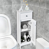 Tangkula Bathroom Floor Storage Cabinet