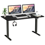 Electric Dual Motor Standing Desk, 48 x 24/48 x 30 Inch Height Adjustable Sit Stand Computer Workstation