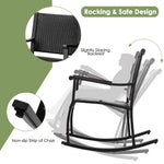 3 Piece Rocking Bistro Set - Tangkula