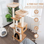  Modern Cat Tree for Indoor Cats - Tangkula