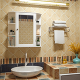 Tangkula Bathroom Medicine Cabinet with Mirror