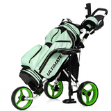 Tangkula Golf Push Pull Cart with Seat