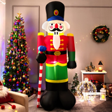 Tangkula 8FT Inflatable Nutcracker Soldier for Christmas