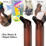 Electric Shoe Dryer, Double Free-Retractable Drying Tubes for Shoe, Boot, Glove