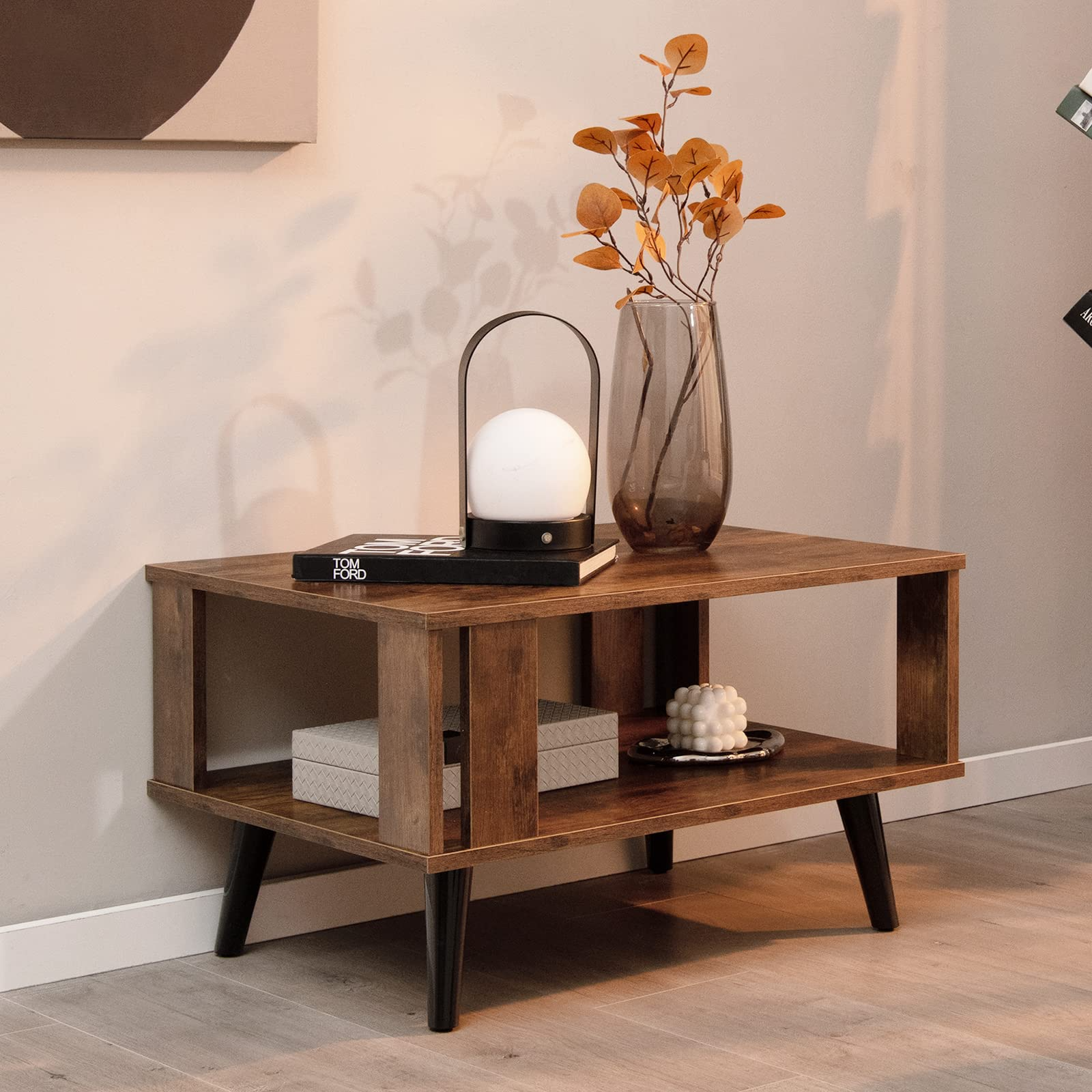 Small Coffee Table for Small Space - Tangkula
