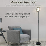 Sky LED Torchiere Floor Lamp, Dimmable Standing Light with 3 Light Options