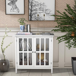 Sideboard Buffet Storage Cabinet - Tangkula