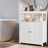 Tangkula Bathroom Floor Cabinet, Free Standing Storage Cabinet