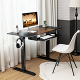 Tangkula Standing Desk with Keyboard Tray