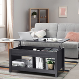 Tangkula Lift Top Coffee Table, Modern Coffee Table with Lift Tabletop