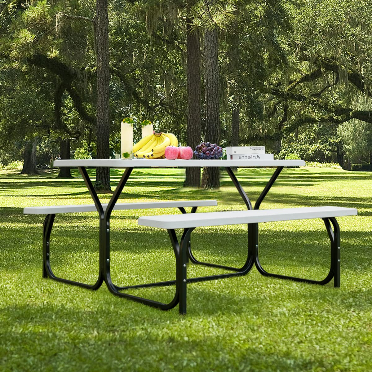 Picnic Table Bench Set - Tangkula