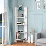 Tangkula 5-Shelf Bookcase,Freestanding Decorative Storage Shelving