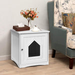 Cat Litter Box Furniture Hidden - Tangkula