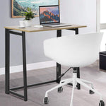 Folding Desk No Assembly Required, Compact Space Saving Writing Computer Desk - Tangkula