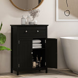 Tangkula Bathroom Storage Cabinet, Free Standing Bathroom Cabinet with Large Drawer