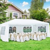 Tangkula Outdoor 10 x 20 Feet Canopy Tent, Party Wedding Tent with Removable Walls, Portable Canopy Shelter Gazebo Pavilion for Event