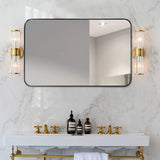 Tangkula 20x32 inch Bathroom Wall Mirror, Rectangular Wall Hanging Mirror