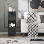 Multifunctional Storage Cabinet, Black - Tangkula