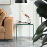Tangkula 3-Piece Tempered Glass Coffee Table Set, Includes Coffee Table & 2 End Tables