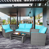 Tangkula 4 Pieces Patio Furniture Set