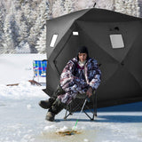 Ice Fishing Shelter, Pop-up Portable Ice Shanty Tent for 2-3 Person