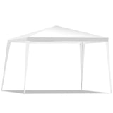 Tangkula 10 x 10Ft Outdoor Canopy Tent, Portable Wedding Party Tent, Outside Event Tents for Party, Patio Parties Tent for Backyard