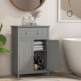 Tangkula Bathroom Storage Cabinet, Free Standing Bathroom Cabinet with Large Drawer