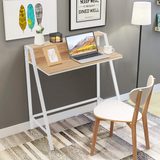 Tangkula 2 Tier Computer Desk, Home Office Desk with Sturdy Frame