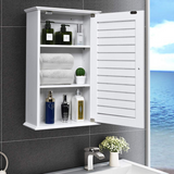 Tangkula Bathroom Wall Cabinet, Medicine Cabinet with 3 Tier Adjustable Storage Shelves