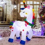 Tangkula 6 FT Christmas Magic Unicorn