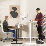 Tangkula Electric Standing Desk, Ergonomic Height Adjustable Sit Stand Desk