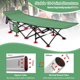 Tangkula Foldable Camping Cot, Portable Sleeping Cot with Carrying Bag