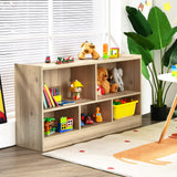 Wood Storage Cube Bookcase - Tangkula