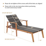 4-Position Adjustable Recliner with Fully Flat Position