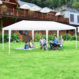 Tangkula Outdoor 10 x 20 Feet Canopy Tent, Party Wedding Tent with Removable Walls, Portable Canopy Shelter Gazebo Pavilion for Event