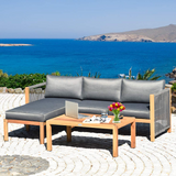 L Shape Outdoor Furniture Set - Tangkula