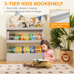 Bookcase Rack Wall for Books & Magazines - Tangkula