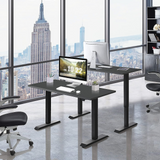 Tangkula Electric Standing Desk, 48 x 24 Inch Sit to Stand Up Desk